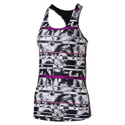 Women's Essential racer back graphic tank top